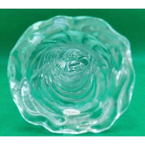 Virgin Mary & Child Statue 8" Tall Religious Clear Glass Figurine Spiritual Gift - Picture 6 of 8